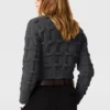 Maglione girocollo lavorato a trecce Falabella Maglione girocollo lavorato a trecce Falabella