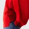 Maglione ibrido con collo a giro Maglione ibrido con collo a giro