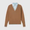 Maglione ibrido in maglia Maglione ibrido in maglia