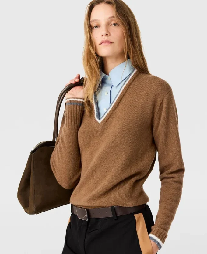 Maglione ibrido in maglia Maglione ibrido in maglia