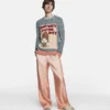 Maglione in cotone con slogan “Don’t Waste Another Day” Maglione in cotone con slogan “Don’t Waste Another Day”