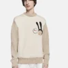 Maglione in cotone ricamato Little Black Bunny Maglione in cotone ricamato Little Black Bunny