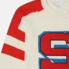 Maglione lavorato a maglia con iniziale del marchio Maglione lavorato a maglia con iniziale del marchio