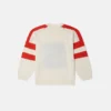 Maglione lavorato a maglia con iniziale del marchio Maglione lavorato a maglia con iniziale del marchio