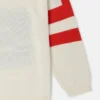 Maglione lavorato a maglia con iniziale del marchio Maglione lavorato a maglia con iniziale del marchio