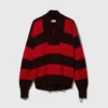 Maglione oversize a righe con scollo a V Maglione oversize a righe con scollo a V