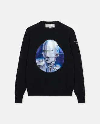 Maglione oversize Sexy Robot in lana RWS