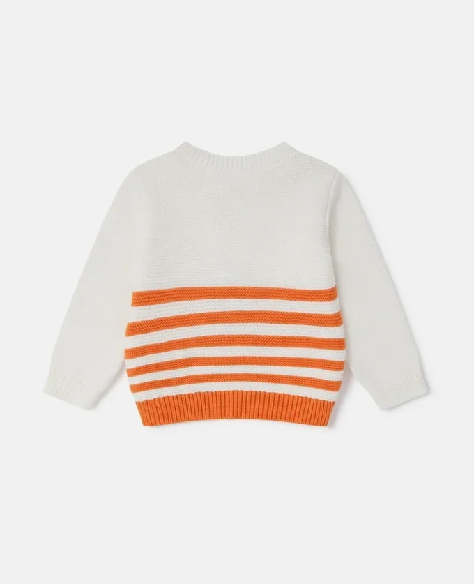 Maglione ricamato con grafica gatto