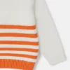 Maglione ricamato con grafica gatto