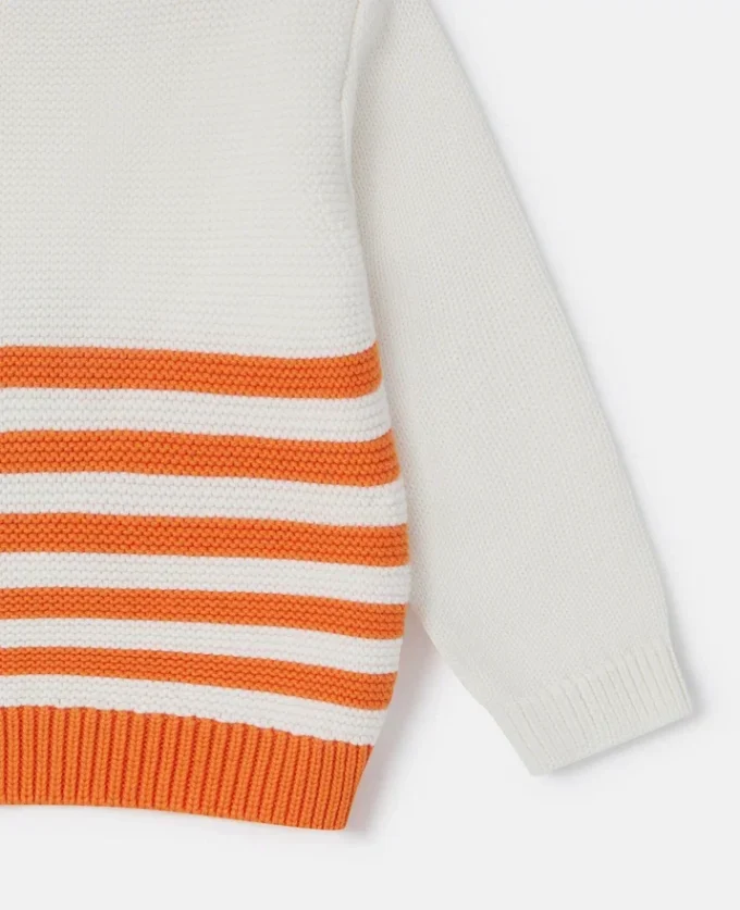 Maglione ricamato con grafica gatto