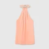 Miniabito attorcigliato con decorazioni in perline Miniabito attorcigliato con decorazioni in perline