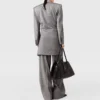 Miniabito blazer doppiopetto gessato Miniabito blazer doppiopetto gessato