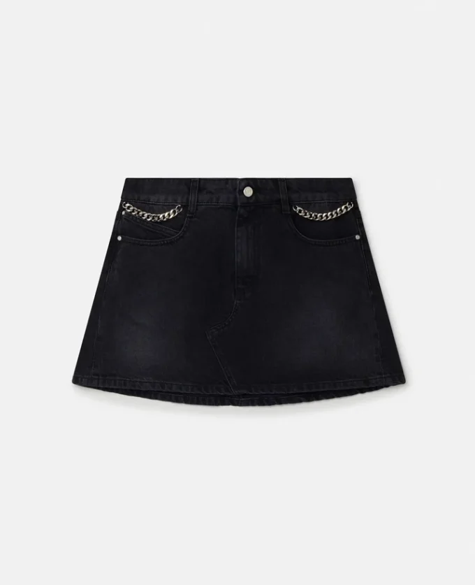 Minigonna in denim Falabella Minigonna in denim Falabella