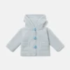 Morbido cappotto con cappuccio in peluche