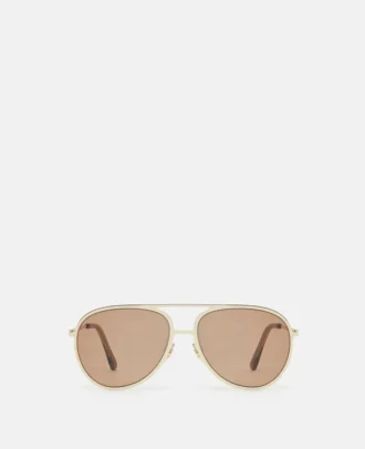 Occhiali da sole Aviator in metallo