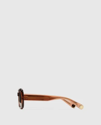 Occhiali da sole ovali Chunky