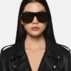 Occhiali da sole squadrati Straight-Edge Occhiali da sole squadrati Straight-Edge