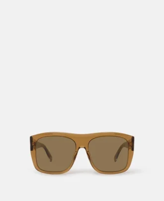 Occhiali da sole squadrati Straight-Edge