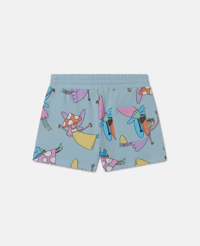 Pantaloncini con coulisse e stampa Fairies Pantaloncini con coulisse e stampa Fairies