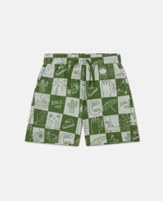 Pantaloncini con logo del marchio