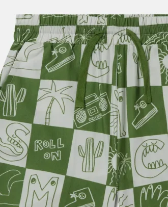 Pantaloncini con logo del marchio