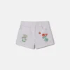 Pantaloncini con ricamo floreale Pantaloncini con ricamo floreale