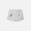 Pantaloncini con ricamo floreale Pantaloncini con ricamo floreale