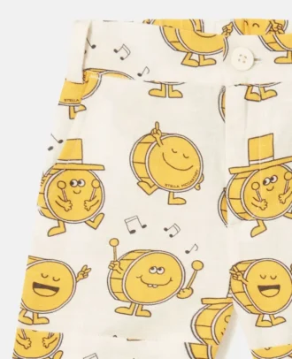 Pantaloncini con stampa a tamburo
