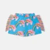 Pantaloncini con stampa arcobaleno e frange Rollerskate Pantaloncini con stampa arcobaleno e frange Rollerskate