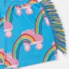 Pantaloncini con stampa arcobaleno e frange Rollerskate Pantaloncini con stampa arcobaleno e frange Rollerskate