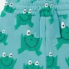Pantaloncini con stampa rana