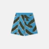 Pantaloncini con stampa skateboard
