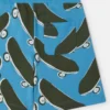 Pantaloncini con stampa skateboard