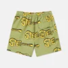 Pantaloncini da bagno con stampa chitarra Pantaloncini da bagno con stampa chitarra