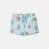 Pantaloncini da bagno con stampa gelato Pantaloncini da bagno con stampa gelato