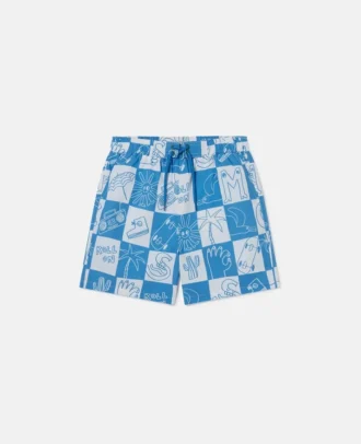 Pantaloncini da bagno con stampa grafica