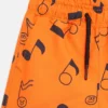 Pantaloncini da bagno con stampa note musicali Pantaloncini da bagno con stampa note musicali