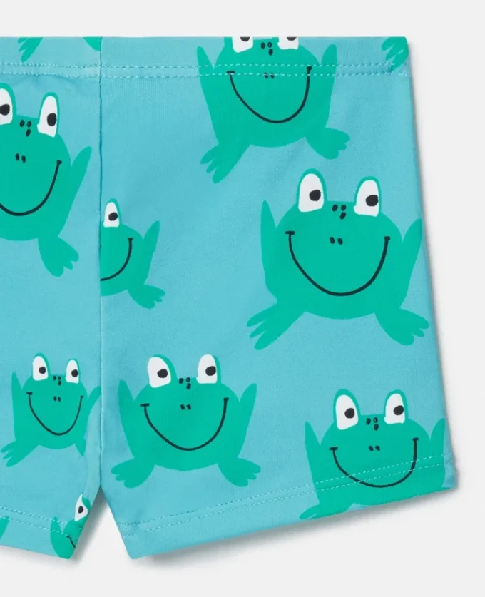 Pantaloncini da bagno con stampa rana Pantaloncini da bagno con stampa rana
