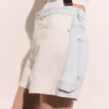 Pantaloncini in denim a pannelli Pantaloncini in denim a pannelli