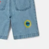 Pantaloncini in denim con stampa Sunshine Pantaloncini in denim con stampa Sunshine