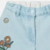 Pantaloncini in denim Woodland Friends