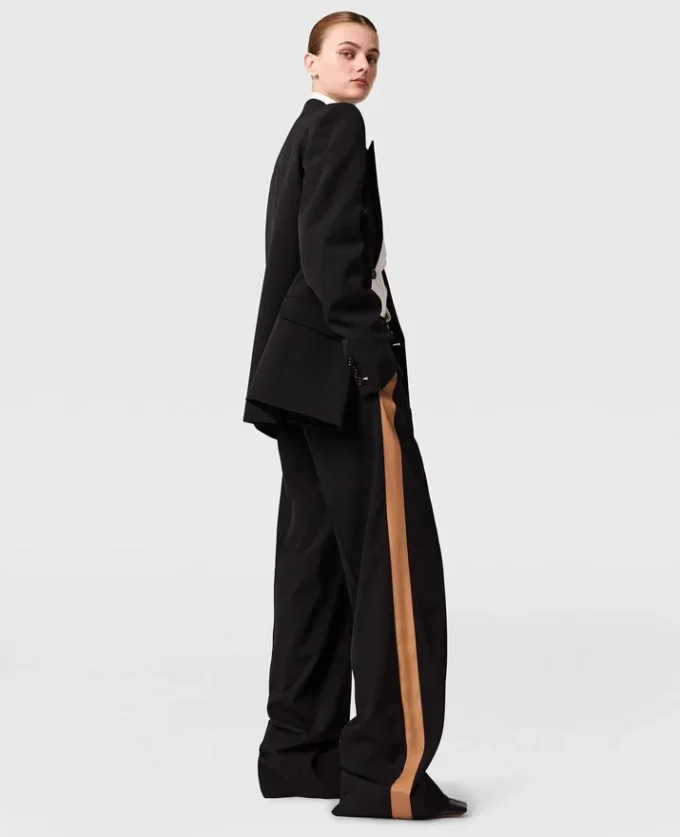 Pantaloni a gamba larga con piega Pantaloni a gamba larga con piega