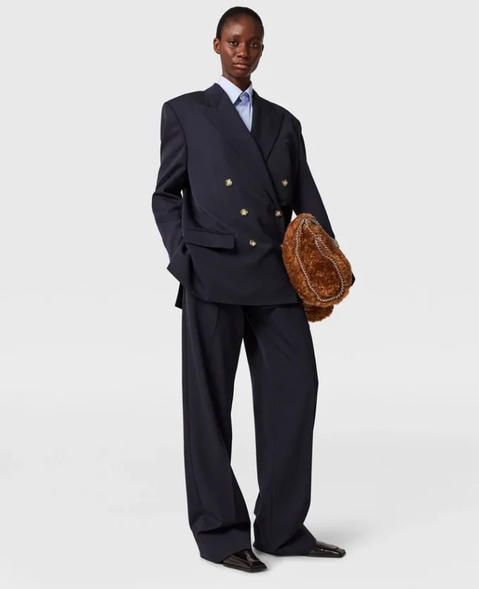 Pantaloni a gamba larga con piega Pantaloni a gamba larga con piega