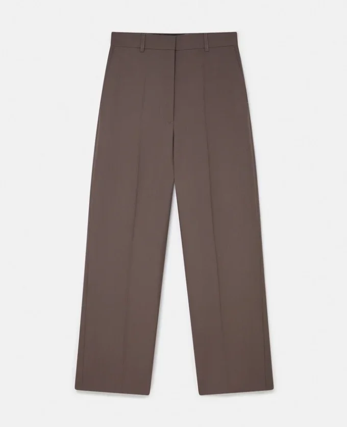 Pantaloni a vita bassa con pieghe Pantaloni a vita bassa con pieghe