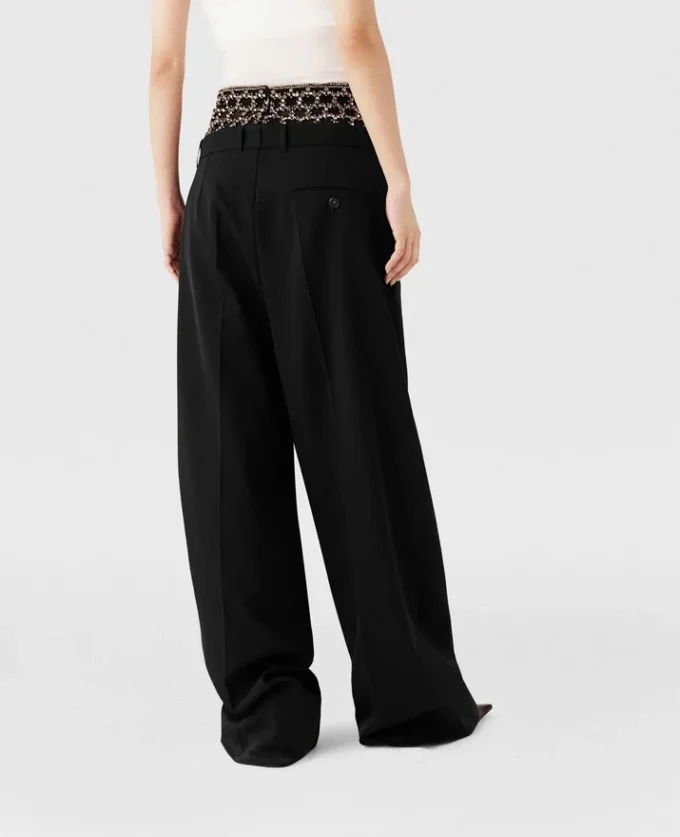 Pantaloni a vita bassa Crystal Cage Pantaloni a vita bassa Crystal Cage