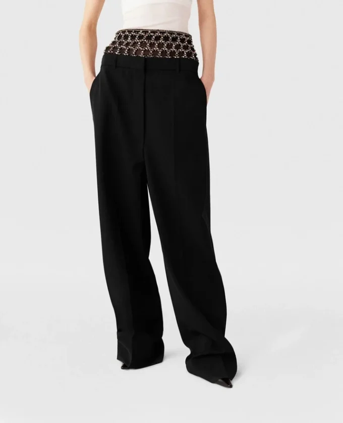Pantaloni a vita bassa Crystal Cage Pantaloni a vita bassa Crystal Cage