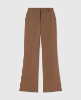 Pantaloni a vita media con taglio botcut