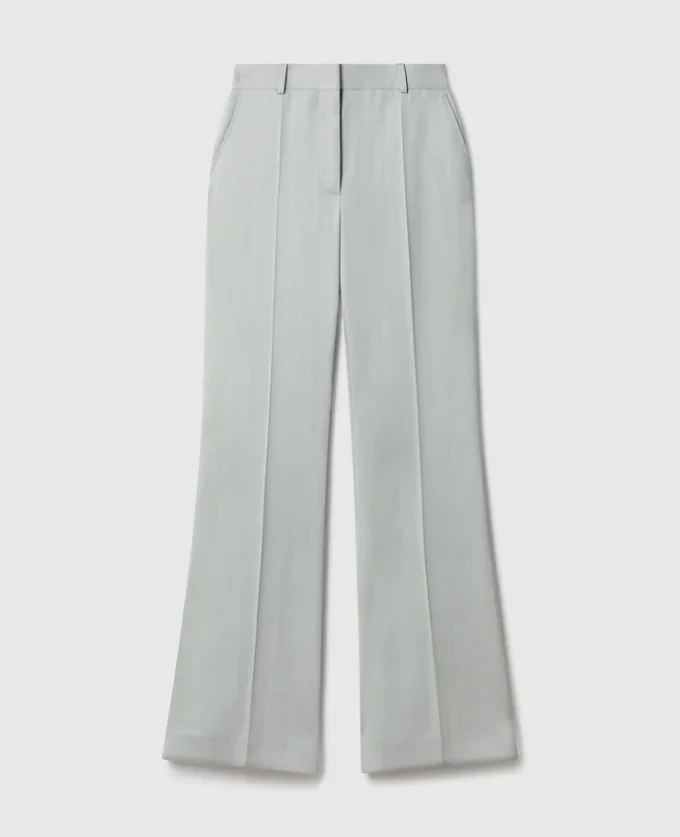 Pantaloni a vita media con taglio botcut Pantaloni a vita media con taglio botcut