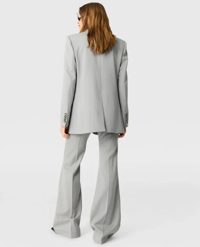 Pantaloni a vita media con taglio botcut Pantaloni a vita media con taglio botcut
