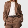 Pantaloni a vita media con taglio botcut Pantaloni a vita media con taglio botcut
